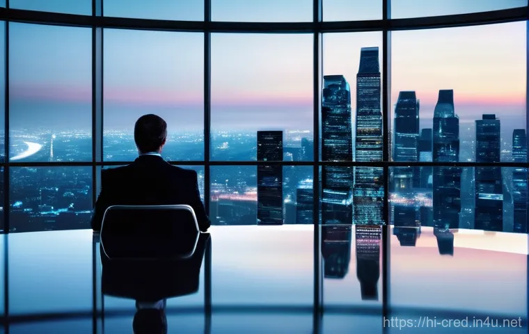 신용분석사 신입과 경력자의 차이 - **Prompt: AI and Big Data in Modern Credit Analysis**
    "A dynamic and futuristic image of a credi...